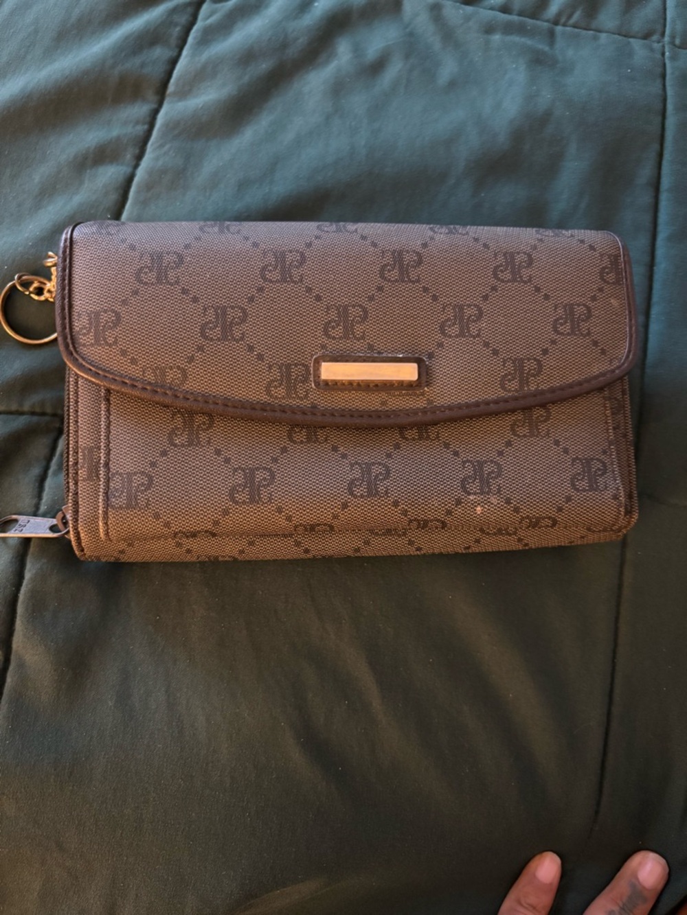 Monogram Brown Women's Wallet Clutch - Designer Style